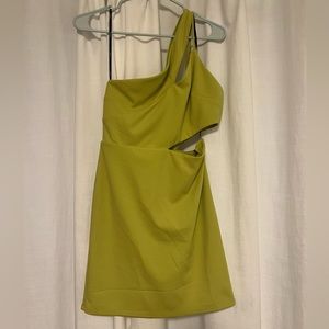 Green Cut Out Dress